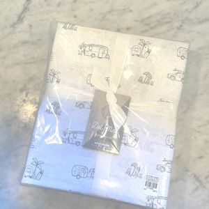 Pottery Barn Airstream Queen Sheet Set